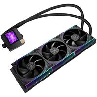 Refroidisseur liquide pour processeur Thermalright Core Matrix 360 VISION ARGB BLACK avec écran LCD IPS de 2 pouces, ventilateurs 2000 RPM pour LGA1700 AM5