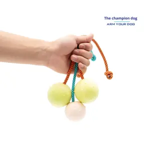 Balle <span class=keywords><strong>d</strong></span>'entraînement en toile <span class=keywords><strong>pour</strong></span> <span class=keywords><strong>chien</strong></span> factice Jouet interactif <span class=keywords><strong>pour</strong></span> animaux de compagnie Balle à mâcher robuste <span class=keywords><strong>pour</strong></span> l'entraînement à l'<span class=keywords><strong>obéissance</strong></span> - Product Image 2