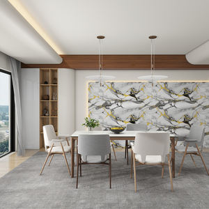 Papier peint en vinyle brillant effet marbre, autocollant, motif marbre, rouleaux en PVC, revêtement mural pour la décoration intérieure, films pour cuisine et salle de bain - Product Image 6