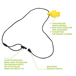 Ladrillo masticable de silicona para niños con TDAH, dentición, autismo, colgante para morder <span class=keywords><strong>collar</strong></span> de <span class=keywords><strong>mordedor</strong></span> de silicona - Product Image 4