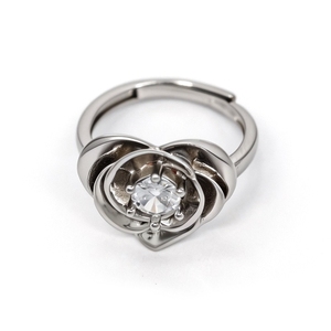 [Hong Kong International Jewellery Show]Romantic Heart-Shaped Rose Petal <b>Statement</b> <b>Ring</b> for Perfect Anniversary - Product Image 2