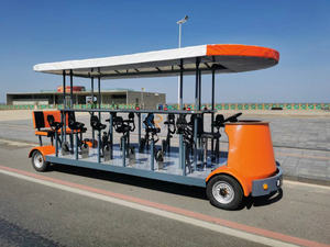 Bicicleta Eléctrica de Lujo con Pedales para Cerveza, Bar Móvil Mejorado, Camión de Cerveza, Autobús Turístico Urbano, Bicicleta de Fiesta, Pub de Pedales - Product Image 3