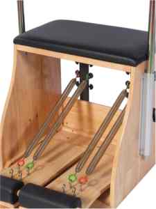 Nueva Versión de la Silla <span class=keywords><strong>Reformer</strong></span> Wunda de Madera de Roble con Asas para <span class=keywords><strong>Pilates</strong></span>, Equipo Resistente para Estudio de <span class=keywords><strong>Pilates</strong></span> y Ejercicio en Casa - Product Image 4