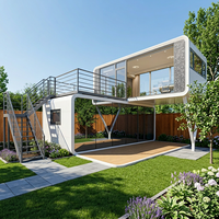 Maisonnette moderne en forme de pomme, structure en acier préfabriquée, mini-maison modulaire, cabane étanche pour jardin, location Airbnb