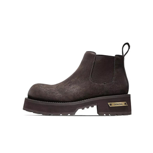 Bottes <span class=keywords><strong>Chelsea</strong></span> classiques de créateur, cuir de qualité supérieure, semelle épaisse, légères, augmentant la taille, décontractées urbaines, extérieures, antidérapantes - Product Image 1