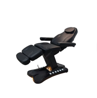 Lit de massage multifonctionnel, fauteuil inclinable, lit de salon haut de gamme, cadre en cuir PU, 3/4 moteurs électriques