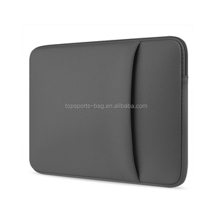 Front Pocket Neoprene 14 Inch <strong>Laptop</strong> Sleeve Case Protective Soft <strong>Padded</strong> Zipper Cover Carrying Computer <strong>Bag</strong> - Product Image 3