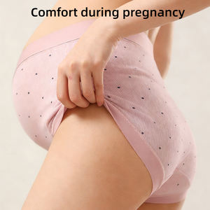 Ropa Interior Femenina de Corte Alto, Delgada, para Uso Diario, Levanta Glúteos, Anti-caída, Soporte Abdominal, Suave, Transpirable, de Talle Alto, para Maternidad - Product Image 3