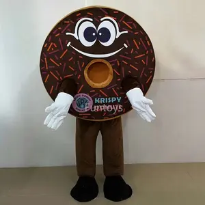 Funtoys CE Schokolade Kekse Puppe Donut Maskottchen Kostüm Für Erwachsene Halloween Weihnachten Cartoon Bekleidung Cosplay