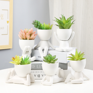<span class=keywords><strong>Vaso</strong></span> in <span class=keywords><strong>ceramica</strong></span> succulenta nordica ornamenti creativi decorazione della tavola artigianato semplice <span class=keywords><strong>vaso</strong></span> in <span class=keywords><strong>ceramica</strong></span> per piccole persone - Product Image 2