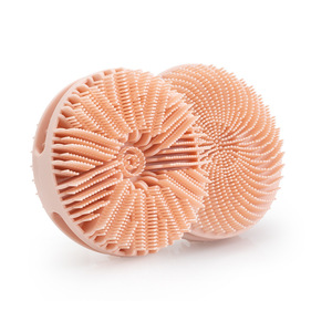 Double Sided Cyclone Design Silicone Shower Brush Soft Body Scrubber Exfoliating Massage <b>Bath</b> Brush for Deep Skin Cleansing - Product Image 5
