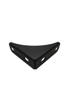 YOYOW <b>Black</b> Powder Coated Iron Triangle Bracket 90 Degree Right Angle Strong Easy Installation Kitchen Bathroom Cabinet Desk <b>Bed</b> - Product Image 4