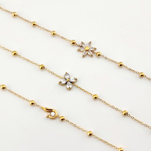 Thép Không Gỉ Tay Phụ Nữ Kg Ưa Thích Tùy Chỉnh Zircon Bán Đồ Trang Sức Bán Buôn Đúc Nhãn yadis Xixi 18K Vàng Vermeil Đồ Trang Sức - Product Image 3