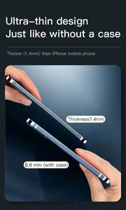 <span class=keywords><strong>เคส</strong></span>กระเป๋าโทรศัพท์มือถือผิวด้านทำจากสแตนเลสสตีล<span class=keywords><strong>กัน</strong></span><span class=keywords><strong>กระแทก</strong></span>สำหรับ <span class=keywords><strong>iPhone</strong></span> <span class=keywords><strong>12</strong></span> - Product Image 4