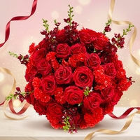 Décoration de table de mariage rouge personnalisée de haute qualité, centre de table en boule de roses artificielles en soie, 80 cm, vente en gros Tuoji