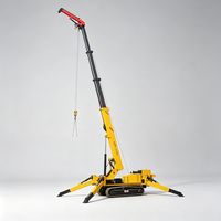 Mini-grue électrique à économie d'énergie pour des travaux de construction silencieux la nuit