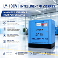 Compresseur d'air rotatif industriel 10 kW 15 CV - Compresseur d'air silencieux lubrifié stationnaire pour usine