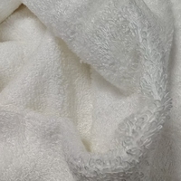 500g/m² umwelt freundlich 70% Bambus faser 30% Bio-Baumwolle ungiftig Kunden spezifische Farbe Weiß Französisch Terry Bad Gesicht Windeln Schuhe