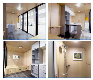 Studio Pod Modulaire Préfabriqué Insonorisé Blanc pour Villa Extérieure 20ft 40ft Cabine Apple 6m - Product Image 2