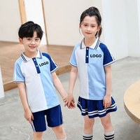 Uniformes Escolares Deportivos Personalizados con Logotipo para Niños, Uniformes Escolares Modernos para Jardín de Infancia, Diseño de Polo de Colores, Unisex