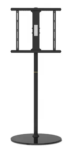 2025 vente chaude en acier noir meuble <span class=keywords><strong>TV</strong></span> <span class=keywords><strong>support</strong></span> pivotant hauteur réglable <span class=keywords><strong>32</strong></span>-<span class=keywords><strong>65</strong></span> pouces Studio <span class=keywords><strong>TV</strong></span> étage chariot chariot <span class=keywords><strong>TV</strong></span> supports chariots - Product Image 5
