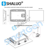 Module de contrôleur de groupe électrogène Smartgen pièces de rechange de générateur électrique APC715N panneau de commande PLC matière plastique