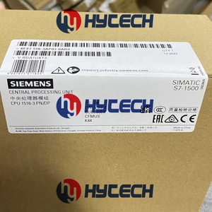 ซีเมนส์ 6ES7516-3AP03-0AB0 SIMATIC <span class=keywords><strong>S7</strong></span>-<span class=keywords><strong>1500</strong></span> CPU 1516-3 PN/DP 2MB/7.5MB 3-Interface PROFINET IRT ของแท้ใหม่แกะกล่อง - Product Image 2