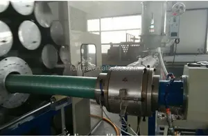 China Made SJ65 Bewässerung Feuer Verwendung Kunststoff faser verstärktes PP PE PVC Layflat Schlauch Extrusion linie Produktions maschine Extruder