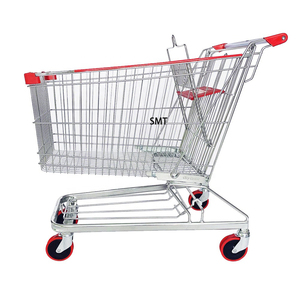 Carrito <span class=keywords><strong>de</strong></span> compras <span class=keywords><strong>de</strong></span> cuatro ruedas <span class=keywords><strong>de</strong></span> metal, carrito <span class=keywords><strong>de</strong></span> supermercado <span class=keywords><strong>de</strong></span> <span class=keywords><strong>segunda</strong></span> <span class=keywords><strong>mano</strong></span> - Product Image 3