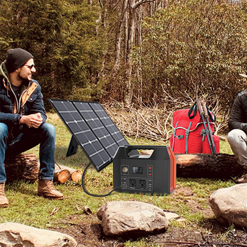 Coslight 1000W Portable Power Bank Generator 500W With Solar Panel Supply