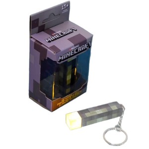 Mini sạc <span class=keywords><strong>Torch</strong></span> ánh sáng thế giới của tôi Móc chìa khóa mặt dây chuyền MC trò chơi ngoại vi nhỏ nhựa đèn pin lấy cảm hứng từ thợ mỏ của đèn - Product Image 5