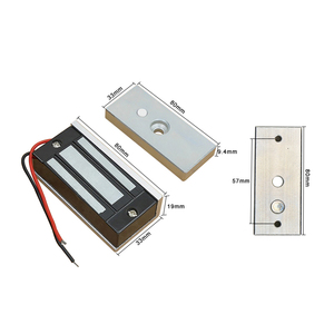 12V 24V Từ Cửa Locker Em 60Kg 120lbs Tủ Khóa Khóa Điện Từ Khóa - Product Image 2