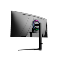 Monitor de Juegos Curvo 4K Ultrafino de 34 Pulgadas, Pantalla LCD Ancha para PC de Escritorio, Oficina en Casa, Pantalla LED RGB HDR de 75Hz 165Hz 240Hz