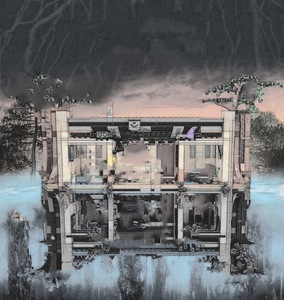 <span class=keywords><strong>Serie</strong></span> de Terror Casa Invertida, 50 Piezas de Bloques de Construcción de Plástico, Temática de Fantasía y Ciencia Ficción, Modelo Compatible con Flip Model para Fanáticos Adultos - Product Image 1