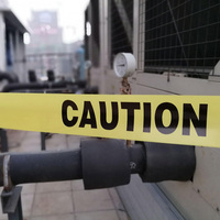 Usine en gros personnalisé Nastro Di Avvertenza Barricade avertissement de sécurité jaune bande d'avertissement