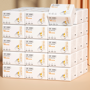 घर के उपयोग के लिए बच्चे और परिवार के लिए 3-प्लाई ऊतक पेपर नैपकिन पूरे बॉक्स घरेलू शौचालय पेपर - Product Image 6