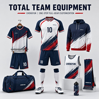 Maillot de football personnalisé par sublimation, uniforme de football en gros, échantillon disponible en 3 jours