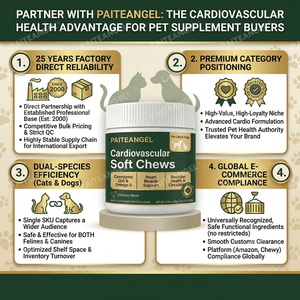 Toptan OEM Evcil Hayvan Kardiyovasküler Yumuşak Çiğneme Tabletleri CoQ10 Omega-3 Köpek Kedi Kalp Sağlığı Takviyesi Özel Etiket Tedarikçisi - Product Image 2