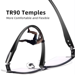 <span class=keywords><strong>Gafas</strong></span> Fotocromáticas Multifocales Clásicas <span class=keywords><strong>de</strong></span> Media Montura para Hombre y Mujer, Anti Luz Azul, para Presbicia, con Marco Metálico - Product Image 6