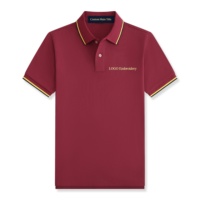 Polo rayé à col en coton 300 GSM, manches courtes, impression personnalisée par sublimation thermique et sérigraphie, vente en gros