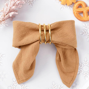 ผ้าเช็ดปากผ้าฝ้ายผ้าก๊อซปักสีทึบสำหรับงานแต่งงานและงานเลี้ยง - Product Image 4