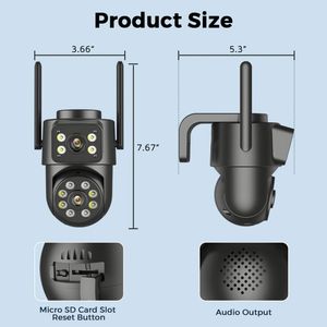Cámara de Seguridad Wifi 4G, CCTV Invisible 4K 5G, 16 Canales, IP, 12MP, Mini Cámara Doméstica con Batería, 16MP 8K, Cámaras AIC Alibaba Basel S, Paquete de 8, 4 Lentes - Product Image 6