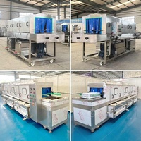 Laveuse industrielle pour caisses en plastique alimentaire, plateaux à œufs, paniers à fruits, paniers de manutention et boîtes de rangement en plastique, utilisable en machine à laver