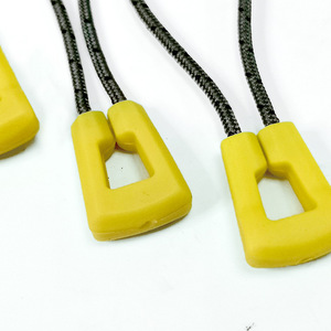 Tiradores de Cremallera de Plástico Amarillo con Cordón Negro para Bolsas, Zapatos, Ropa, Juguetes, Diseño Duradero Sin Bloqueo, Número de Pieza JKSL201228 - Product Image 4