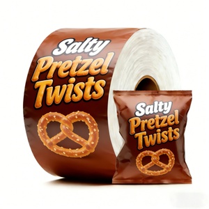 Custom Printed Long Snack Roll Film Potato Chip <b>Packaging</b> Film Automatic <b>Plastic</b> <b>Packaging</b> Roll Film for Food Bag <b>Packaging</b> - Product Image 1