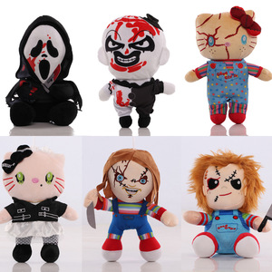 ตุ๊กตาหมีทำจากผ้าฝ้าย PP ปักลายหน้าผีๆนุ่มมาก - Product Image 3