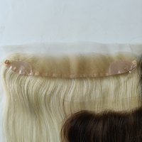 Topper de cheveux naturels super fins en dentelle HD avec silicone antidérapant, 100 % cheveux humains vierges, pour femme