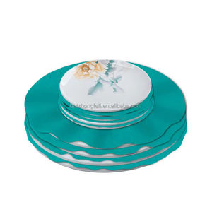 Différentes tailles de tapis de décoration de table en <span class=keywords><strong>feutre</strong></span> <span class=keywords><strong>anti</strong></span>-chaud et <span class=keywords><strong>anti</strong></span>-chute différentes épaisseurs de napperons - Product Image 3