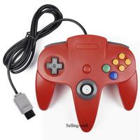 N64 Gaming Joysticks Port Transparente N64 Controller Gamepad Joysticks Joypads Game Pad Long Wired para Classic 64 Controllers