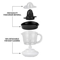 SHANGKAI Extracteur de Jus d'Agrumes Électrique à Pression, Offres Exceptionnelles, Sans BPA, Sain, 0,7 L, Anti-goutte, Étanche, 40W, Compatible Lave-Vaisselle